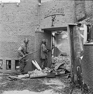 Dutch school being searched for German snipers