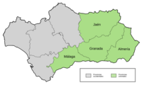 East provinces of Andalusia