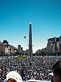 Fiesta en el Obelisco