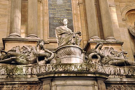 Fontaine des Quatre-Saisons Paris 7 partie centrale