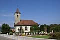 Kirche und Friedhof Limpach