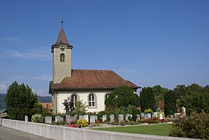 Kirche und Friedhof Limpach