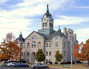 The Lawrence County Courthouse in Mt. Vernon