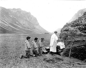 Mass in a Volcano Crater