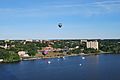 Poughkeepsie, NY with evening balloon take-off