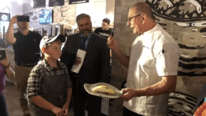 Robert Irvine with Julius DeMicco