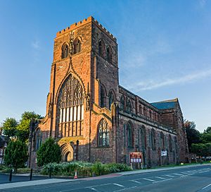 Shrewsbury Abbey Exterior, Shropshire, UK - Diliff