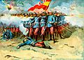 The last stand of the Spanish Garrison