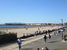 Troon south beach and esplanade