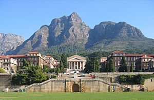 UCT Upper Campus landscape view