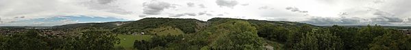 360ViewOfCheddarVillageAndGorge