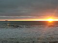 Cabrillo Beach at sunset