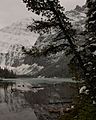 Cavell Lake Beginning to Freeze