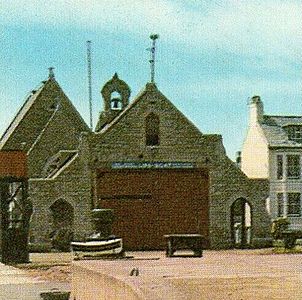 Church behind Walmer Lifeboat Station