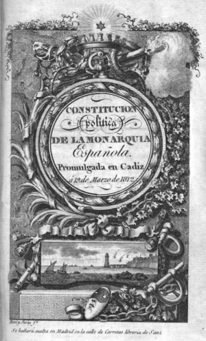 Constitucion Cadiz 1812