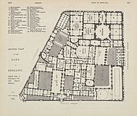 Ground plan of the Bank of England