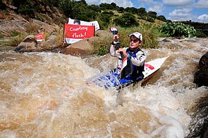 Hilton paddler at Mission