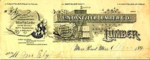 L.N. Dantzler Lumber Company Receipt