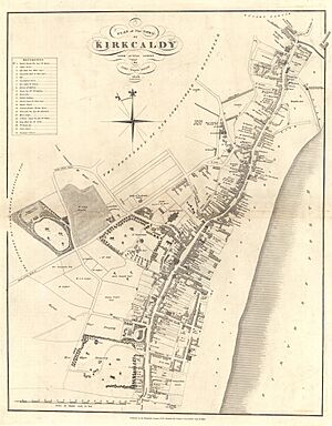 Map of the Royal Burgh of Kirkcaldy 1824