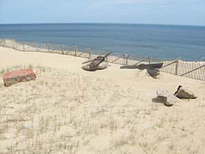 Remains of the Marconi Station in Wellfleet