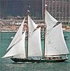 Schooner Te Vega in the Hudson River 1976