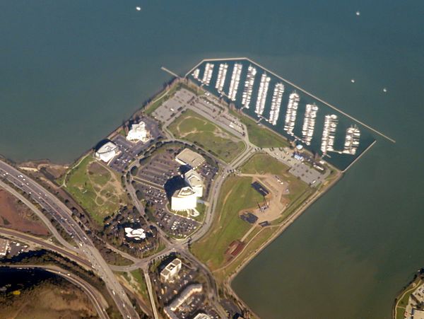 Sierra Point aerial view, February 2018