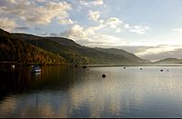 St Fillans from Loch Earn Sailing Club