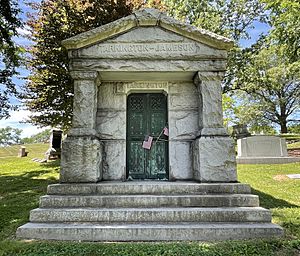 Tarkington - Jameson Mausoleum - June 2022 - Sarah Stierch