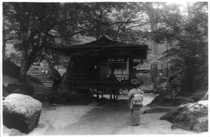 Tea house in a woodland, Itsuku-Shima, Japan LCCN2001705665