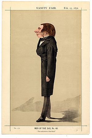 Vanity Fair Caricature of Ruskin