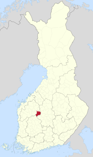 Location of Ähtäri in Finland