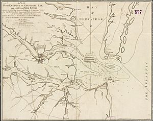 A Plan of the entrance of Chesapeak Bay, with James and York rivers (2675178594)