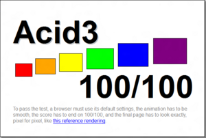 Acid3 Mozilla Firefox test