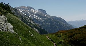 Booker Mountain from Sahale Arm