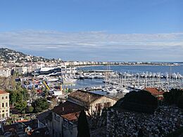 Cannes vu du Suquet