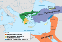 Carte du Moyen-Orient en 1328-es