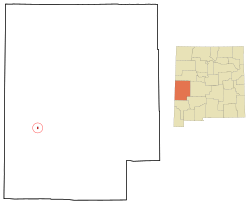 Location of Reserve, New Mexico