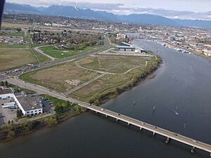 Dinsmore Bridge aerial