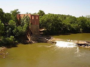 Eliasville Dam and Mill