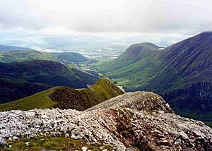 Glen Nevis from Stob Ban