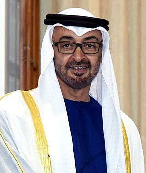 His Highness Sheikh Mohammed Bin Zayed Al Nahyan, at Hyderabad House, in New Delhi on February 11, 2016.jpg