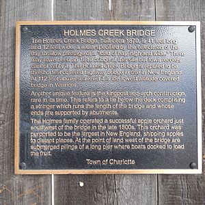 HolmesCreekBridgePlaque 20150426