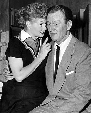 Lucille Ball John Wayne 1955