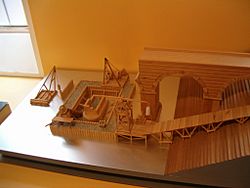 Maqueta construccion puente