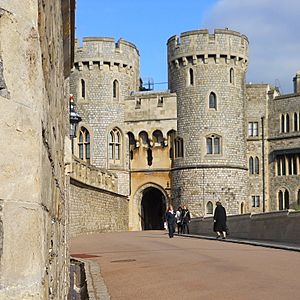 Puerta normanda del castillo de Windsor