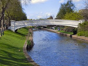 River Sow at Victoria Park - geograph.org.uk - 2358549