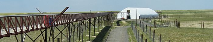 Walkway approaching Bolivian Lion House