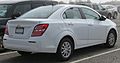 2017 Chevrolet Sonic LT sedan rear 4.28.18