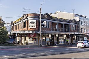 Annandale Hotel on the corner of Parramatta Rd and Nelson St in Annandale