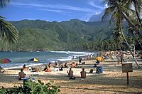 Beach choroni venezuela